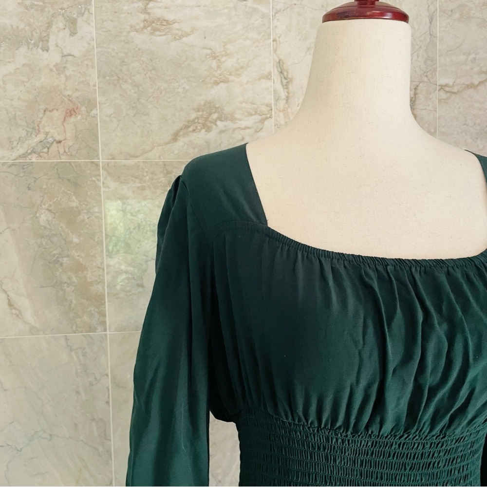 Hesperus Smocked Waist Babydoll Dress - Picture 4 of 7